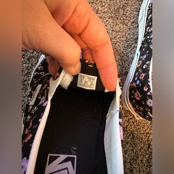 VANS, classic slip on, floral print, size 10, EXCELLENT condition - Picture 3 of 6